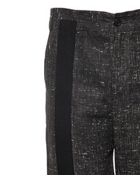 Damir Doma Coated Linen Pants With Front Bands