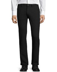 Armani Collezioni Five Pocket Stretch Wool Pants Charcoal