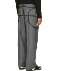 Givenchy Grey Basketball Pillar Trousers