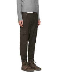 Helmut Lang Grey Cargo Trousers