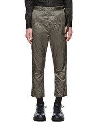 Jil Sander Grey Nylon Trousers