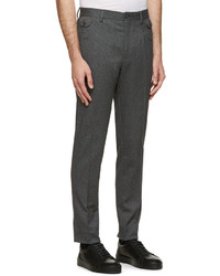 Dolce & Gabbana Grey Patterned Trousers