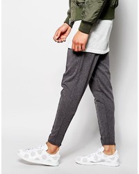 Selected Homme Luxe Jersey Pants In Slim Fit