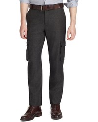 Brooks Brothers Milano Fit Plain Front Donegal Tweed Trousers