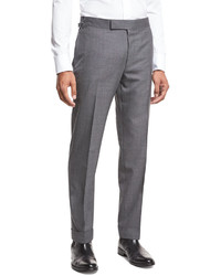 Tom Ford Oconnor Base Textured Trousers Medium Gray