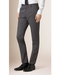 Burberry Slim Fit Cotton Trousers