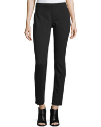 Eileen Fisher Slim Ponte Pants Petite Charcoal Plus Size