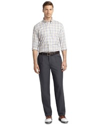 Brooks Brothers St Andrews Links Pleat Front Grey Pants