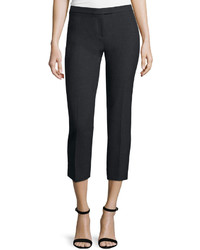 Peserico Suiting Cropped Pants Charcoal