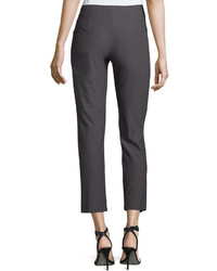 Eileen Fisher Washable Stretch Crepe Slim Ankle Pants Plus Size