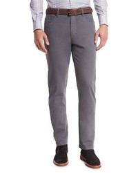 Ermenegildo Zegna Zw Five Pocket Pants Slate Gray