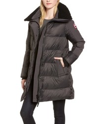 Canada Goose Altona Water Resistant 750 Fill Power Down Parka With Genuine Shearling Collar