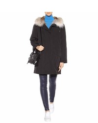 Yves Salomon Army By Fur Trimmed Parka