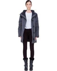 Canada Goose Charcoal Hooded Camrose Parka