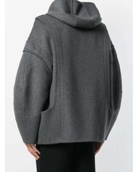 Chalayan Curved Sleeved Hooded Coat