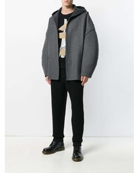 Chalayan Curved Sleeved Hooded Coat