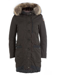 Parajumpers Down Parka With Fur Trimmed Hood