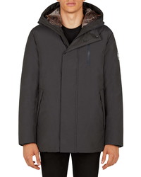 Save The Duck Hooded Water Resistant Parka With Faux