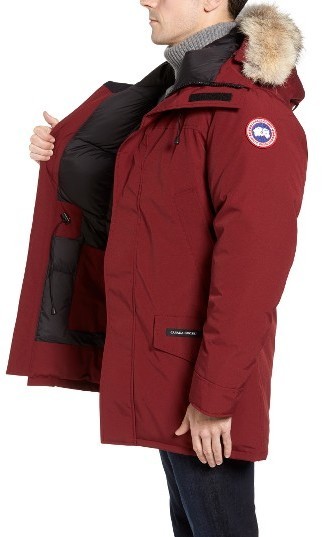 Fashion canada goose langford parka red jasper