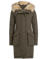 Woolrich Military Eskimo Down Parka With Fur Trimmed Hood