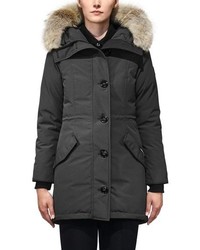 Canada Goose Rossclair Fusion Fit Genuine Coyote Down Parka