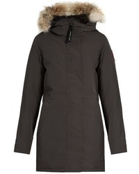 Canada Goose Victoria Fur Trimmed Down Padded Parka
