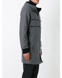 Letasca Zip Detail Hooded Coat