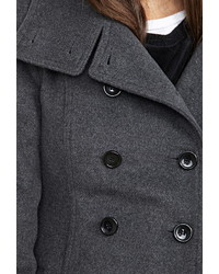 Forever 21 Double Breasted Peacoat