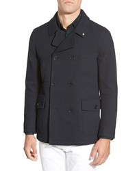 Peter Werth Eastern Alpha Double Breasted Twill Peacoat