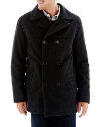 jcpenney Excelled Leather Excelled Peacoat