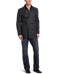 Kenneth Cole Pea Coat With Bib