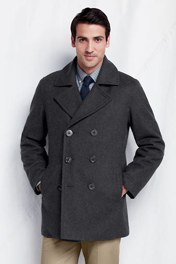 Lands' End Tall Wool Pea Coat | Where to buy & how to wear