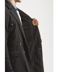 Mg Black Label Mean Street Asymmetrical Twill Coat