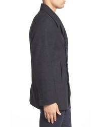 Nordstrom Shop Wool Blend Double Breasted Peacoat