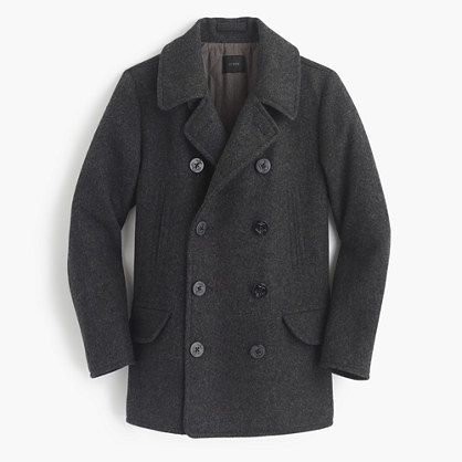J.Crew Tall Dock Peacoat With Thinsulate, $298 | J.Crew | Lookastic