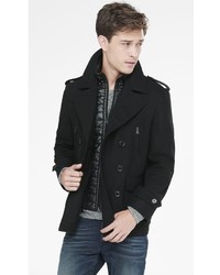 Wool Blend System Peacoat