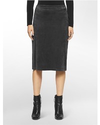Calvin Klein Ultra Suede Pencil Skirt