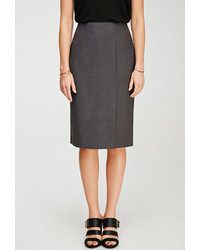 Forever 21 Contemporary Front Slit Pencil Skirt
