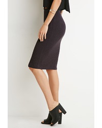 Forever 21 Ribbed Knit Pencil Skirt