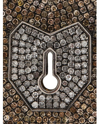 585ctw Multitonal Diamond Lock Pendant