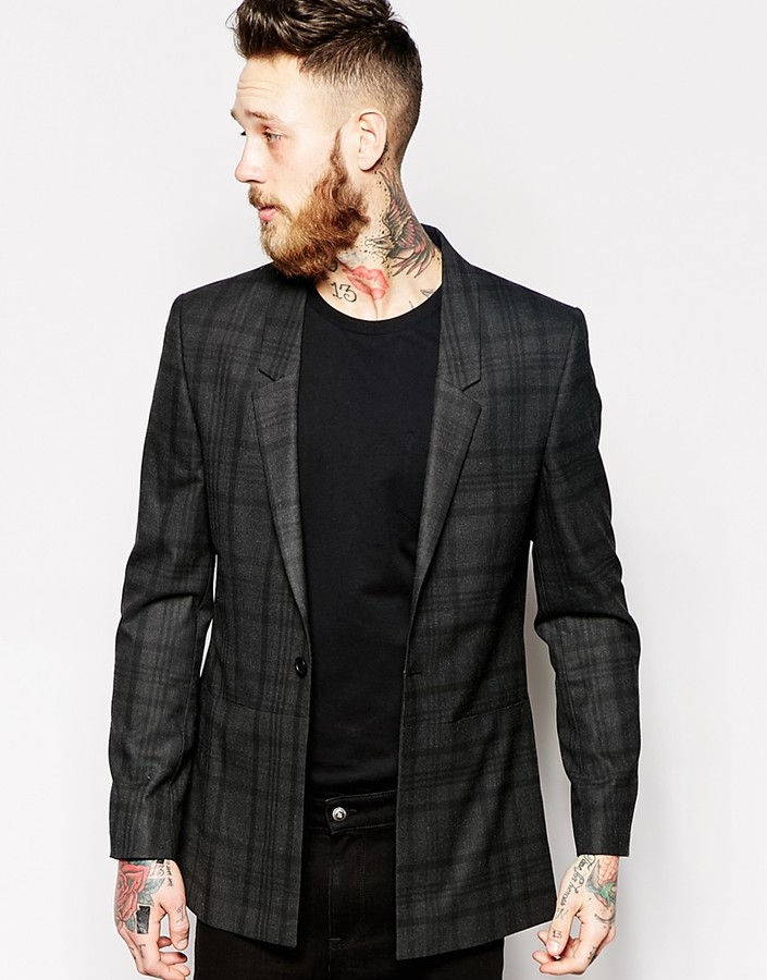 Mens hotsell longline blazer