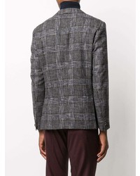 Corneliani Check Single Breasted Blazer