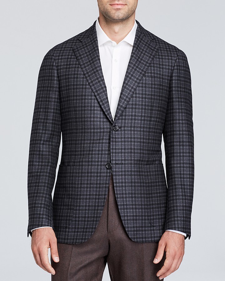 Canali Check Sport Coat Classic Fit, $1,595 | Bloomingdale's | Lookastic