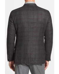 John W. Nordstrom Classic Fit Plaid Sport Coat