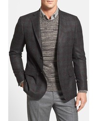 John W. Nordstrom Classic Fit Plaid Sport Coat