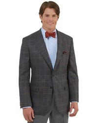 Brooks Brothers Madison Fit Saxxon Wool Check With Deco Sport Coat