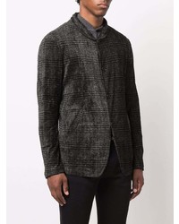 Emporio Armani Plaid Check Pattern Blazer