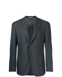 Corneliani Plaid Suit Jacket