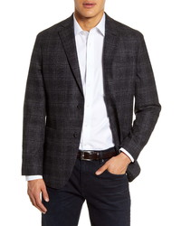 Nordstrom Men's Shop Trim Fit Plaid Wool Sport Coat