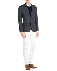 Marc by Marc Jacobs Wool Blend Check Blazer